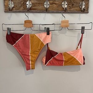 BILLABONG high waisted bikini set size S